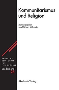 portada Kommunitarismus und Religion (Deutsche Zeitschrift für Philosophie (en Alemán)