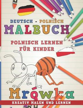portada Malbuch Deutsch - Polnisch I Polnisch lernen f (en Alemán)