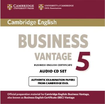 Libro Cambridge English Business 5 Vantage Audio Cds (2) (Bec Practice ...