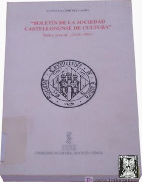 portada Boletin Sociedad Castellonense Cultura