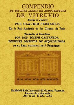 portada Compendio de los Diez Libros de Arquitectura de Vitruvio (in Spanish)