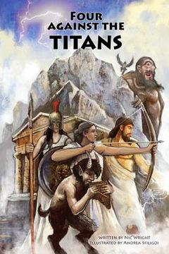 portada Four Against the Titans: Greek mythology pen-and-paper solo adventure game (en Inglés)