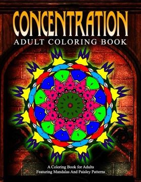 portada CONCENTRATION ADULT COLORING BOOKS - Vol.14: relaxation coloring books for adults (Volume 14)