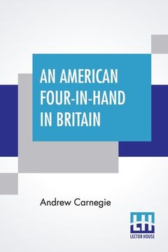portada An American Four-In-Hand In Britain (en Inglés)