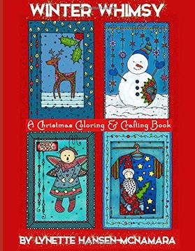 portada Winter Whimsy: A Christmas Coloring & Crafting Book (en Inglés)
