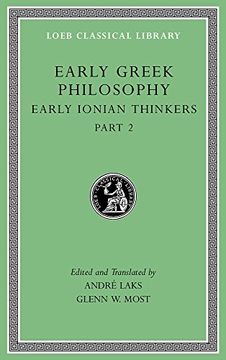 portada Early Greek Philosophy, Volume III: Early Ionian Thinkers, Part 2 (Loeb Classical Library)