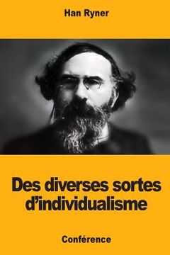 portada Des diverses sortes d'individualisme (in French)