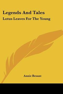 portada legends and tales: lotus leaves for the young (en Inglés)