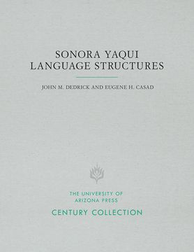 portada Sonora Yaqui Language Structures (en Inglés)
