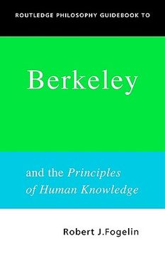 portada routledge philosophy guid to berkeley and the principles of human knowledge (en Inglés)
