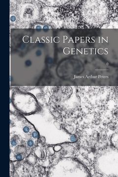 portada Classic Papers in Genetics; 0 (en Inglés)