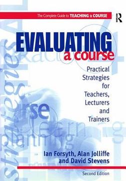 portada Evaluating a Course (in English)
