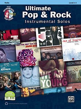 portada Ultimate pop & Rock Instrumental Solos for Strings: Violin, Book & cd (Ultimate pop Instrumental Solos Series) (en Inglés)