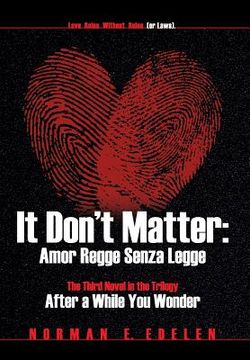 portada It Don't Matter: Amor Regge Senza Legge (Love Rules Without Rules or Laws) -The Third Novel in the Trilogy After a While You Wonder