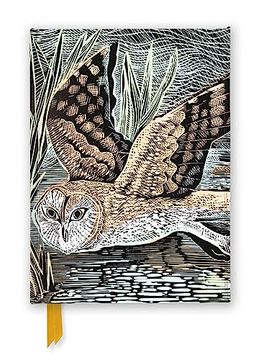 portada Angela Harding: Marsh owl (Foiled Journal) (Flame Tree Notebooks) (en Inglés)