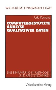 portada Computergestützte Analyse qualitativer Daten: Eine Einführung in Methoden und Arbeitstechniken (wv studium)