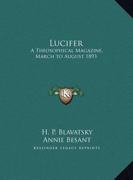 portada lucifer: a theosophical magazine, march to august 1893 (in English)