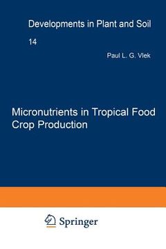 portada Micronutrients in Tropical Food Crop Production (en Inglés)