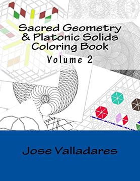portada Sacred Geometry & Platonic Solids Coloring Book (in English)