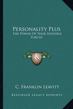 portada personality plus: the power of your invisible forces (in English)