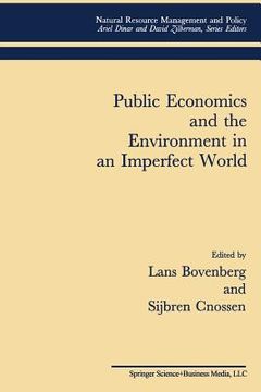 portada Public Economics and the Environment in an Imperfect World (en Inglés)