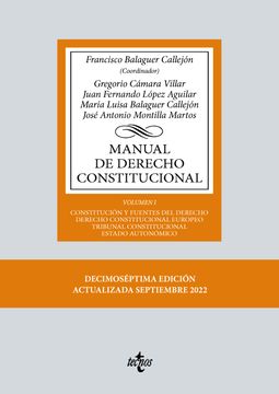 portada Manual de Derecho Constitucional