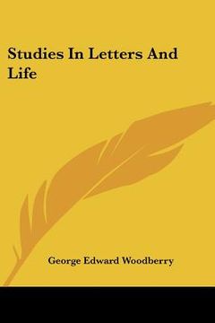 portada studies in letters and life (en Inglés)