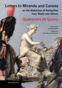 portada Letters to Miranda and Canova on the Abduction of Antiquities from Rome and Athens (en Inglés)