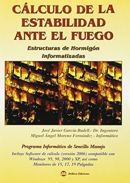 portada Calculo de la Estabilidad Ante el Fuego. Estructuras de Hormigon Infor (in Spanish)