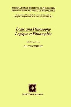 portada logic and philosophy / logique et philosophie (en Inglés)