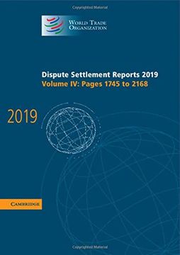 portada Dispute Settlement Reports 2019: Volume 4, Pages 1745 to 2168 (in English)