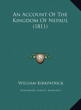 portada an account of the kingdom of nepaul (1811) (in English)