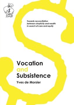 portada Vocation and subsistence (en Inglés)