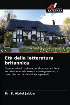 portada Età della letteratura britannica (in Italian)