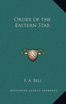 portada order of the eastern star (en Inglés)