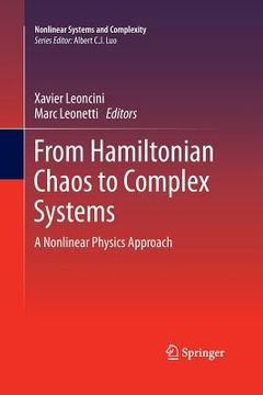 portada From Hamiltonian Chaos to Complex Systems: A Nonlinear Physics Approach (en Inglés)