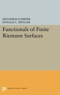 portada Functionals of Finite Riemann Surfaces (Princeton Legacy Library) 