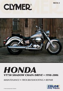 portada Clymer Vt750 Shadow Chain Drive 1 (Clymer Motorcycle Repair) (en Inglés)