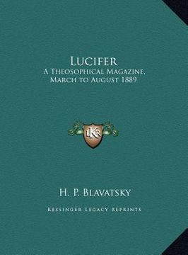 portada lucifer: a theosophical magazine, march to august 1889 (in English)