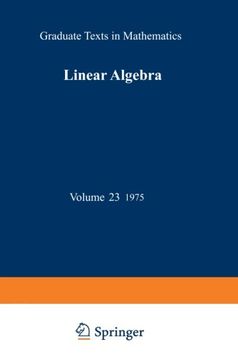 portada Linear Algebra (graduate Texts In Mathematics) (en Inglés)