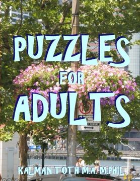 portada Puzzles for Adults: 111 Large Print Themed Word Search Puzzles