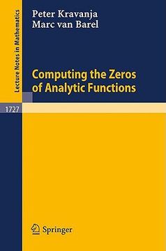 portada computing the zeros of analytic functions (en Inglés)
