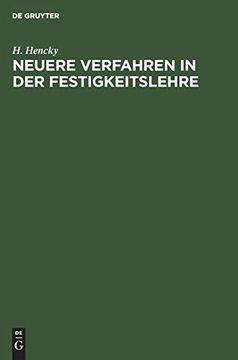 portada Neuere Verfahren in der Festigkeitslehre (en Alemán)