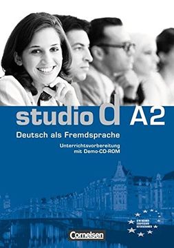 portada Studio d: Unterrichtsmaterial a2 mit Cd-Rom (en Alemán)