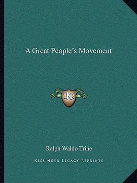 portada a great people's movement (en Inglés)