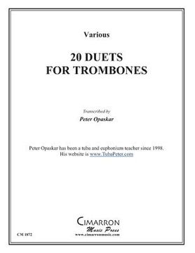 portada 20 Duets for Trombone (en Inglés)