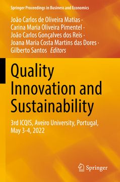 portada Quality Innovation and Sustainability: 3rd Icqis, Aveiro University, Portugal, May 3-4, 2022 (in English)