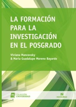 portada La Formación Para la Investigación en el Posgrado (in Spanish)