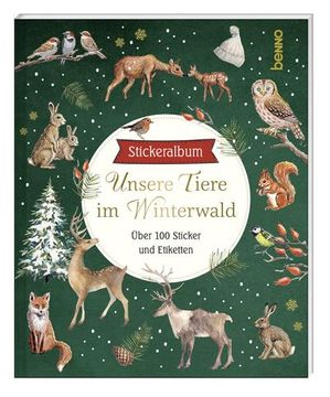 portada Stickeralbum »Unsere Tiere im Winterwald« (en Alemán)