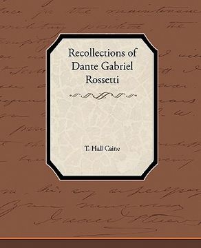 portada recollections of dante gabriel rossetti (in English)